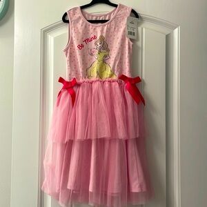 Disney dress with Belle size 6-6X brand new with tag